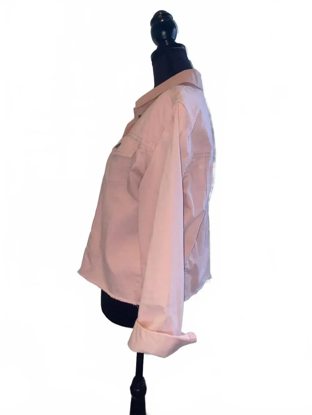 Caslon Pink Denim Jacket - Picture 4 of 6